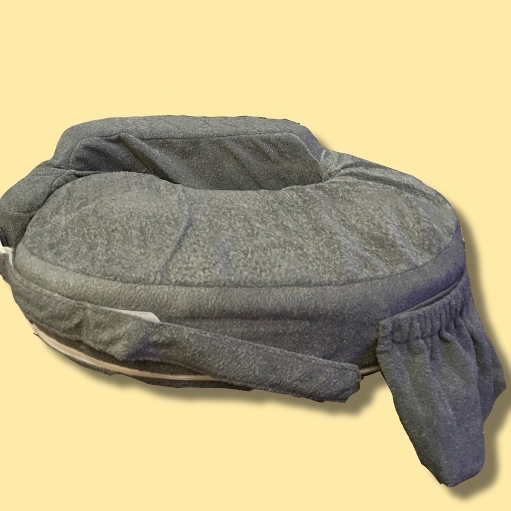 Gray Nursing/Support Pillow for Kids - Soft Gray